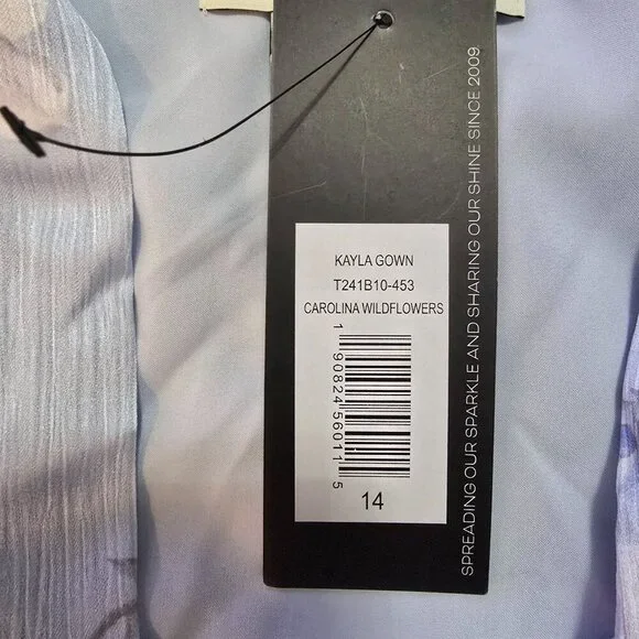 NWT Sachin & Babi Kayla Halter Wildflowers Blue Floral Sleeveless Holiday Dress - Picture 11 of 14